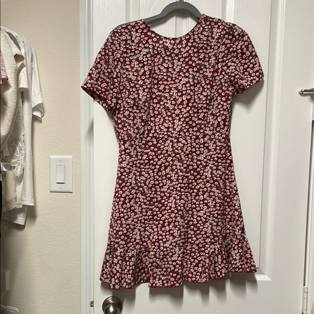 Floral Short Sleeve Dress
